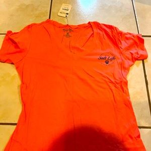 NWT Salt Life V neck tshirt